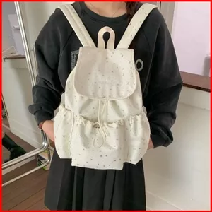GC2 2026 Phong Cách Hàn Quốc Chấm Bi Nữ Như Ba Lô Thời Trang Đa Năng Dung Tích Lớn Học Sinh Schoolbag CG2
