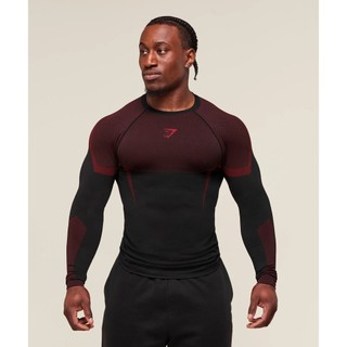 Gymshark Áo thun nam thoáng khí co giãn, phù hợp vận động thể thao