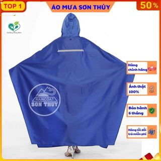( GIÁ XƯỞNG ) Áo mưa choàng siêu to Sơn Thủy K8 - áo mưa vải dù cỡ đại , SIZE TO