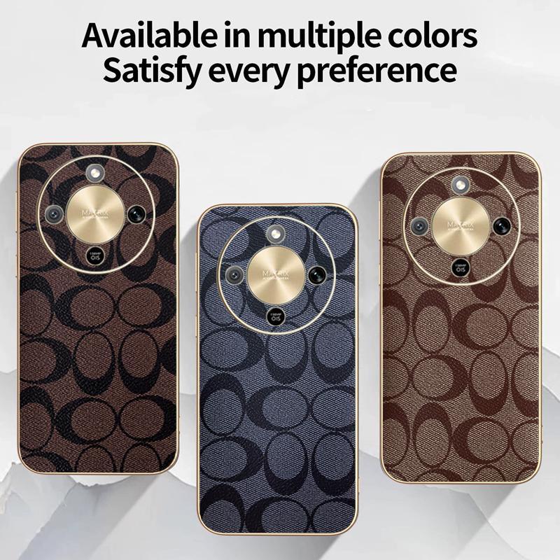 Ốp YJD Cho Honor X9d X9C X9B Da Thời Trang Sang Trọng Mạ Điện Cạnh Chống Rơi Vỏ Bảo Vệ Điện Thoại