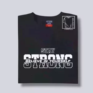Đừng gục ngã, Unisex Teen Áo thun cotton made Đừng tin