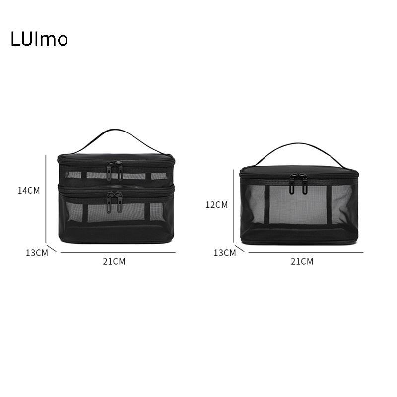 LUImo Dung Tích Lớn Túi Đựng Mỹ Phẩm Du Lịch Tiện Lợi Túi Vệ Sinh Du Lịch Ngoài Trời Túi Bảo Quản Chống Thấm Nước Nữ Trang Điểm Mới SBS
