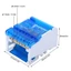 【 CH 】 125A 500V Rail Mount Terminals Block Box 4 lớp 24 đầu ra cho tủ