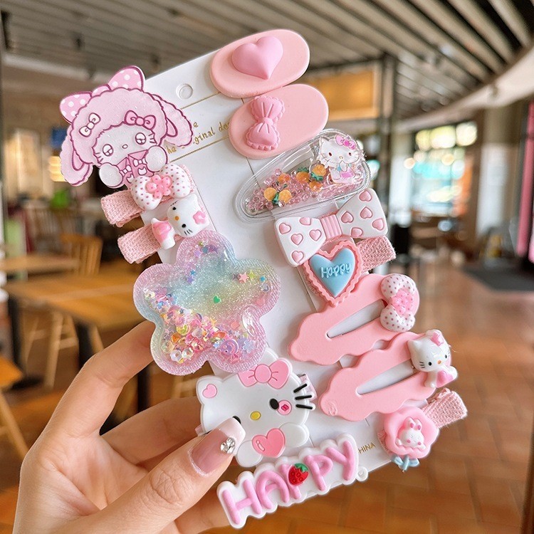 Set Kẹp Tóc Mái Cho Bé Gái, Kẹp Tóc Dễ Thương Cho Bé, Phụ Kiện Tóc