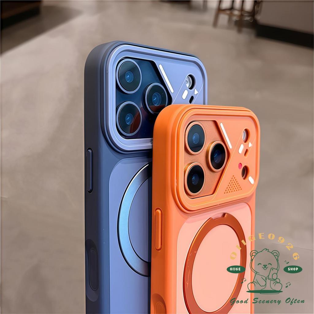 【 Ốp lưng iPhone17 】 Cảm giác da Macaron khung từ tính Vỏ điện thoại iphone17 Pro Max 16 15 14 13 12 11 cho vỏ iPhone Vỏ mềm silicon TPU chống sốc