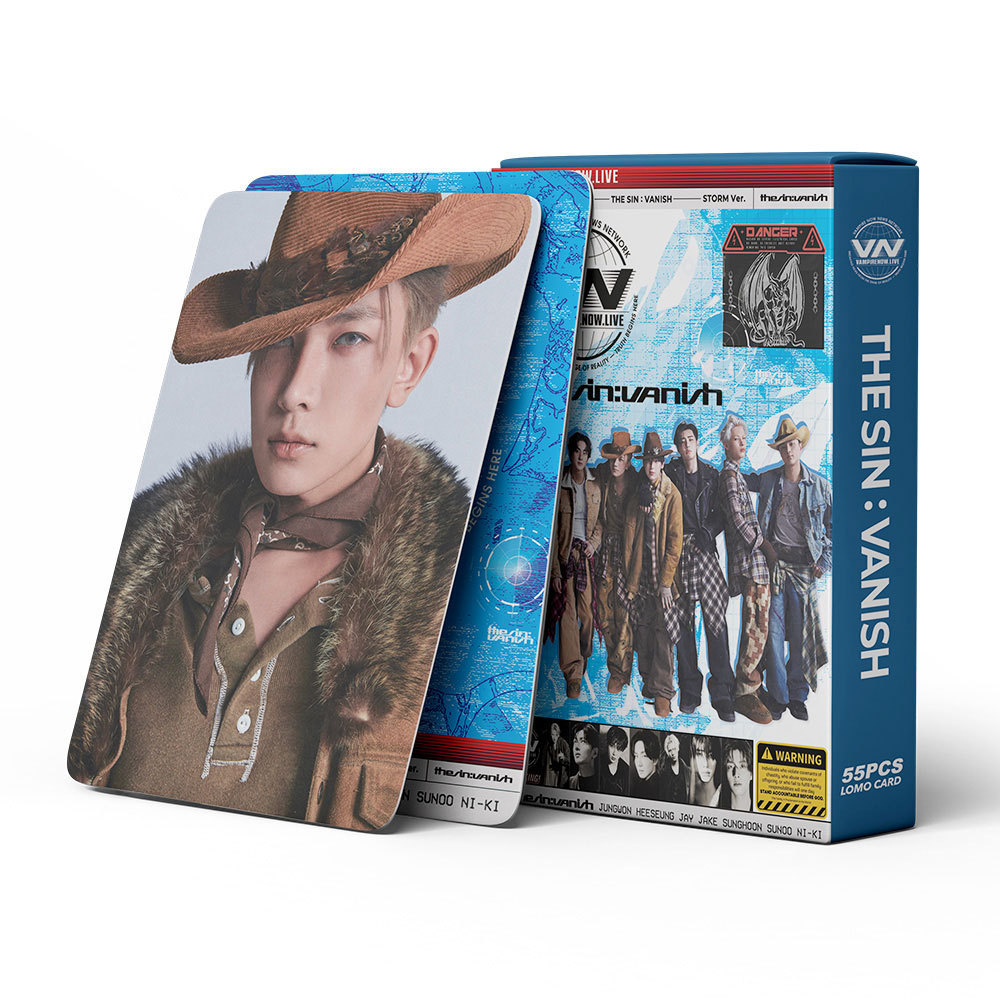 LINXX 55 CÁI THE SIN VANISH Series ENHYPEN Kpop Photocards Lomo Cards Set Bộ sưu tập người hâm mộ Kpop Boy Group Idol Merch Quà tặng cho người hâm mộ Sinh nhật Giáng sinh Thẻ ảnh kỷ vật