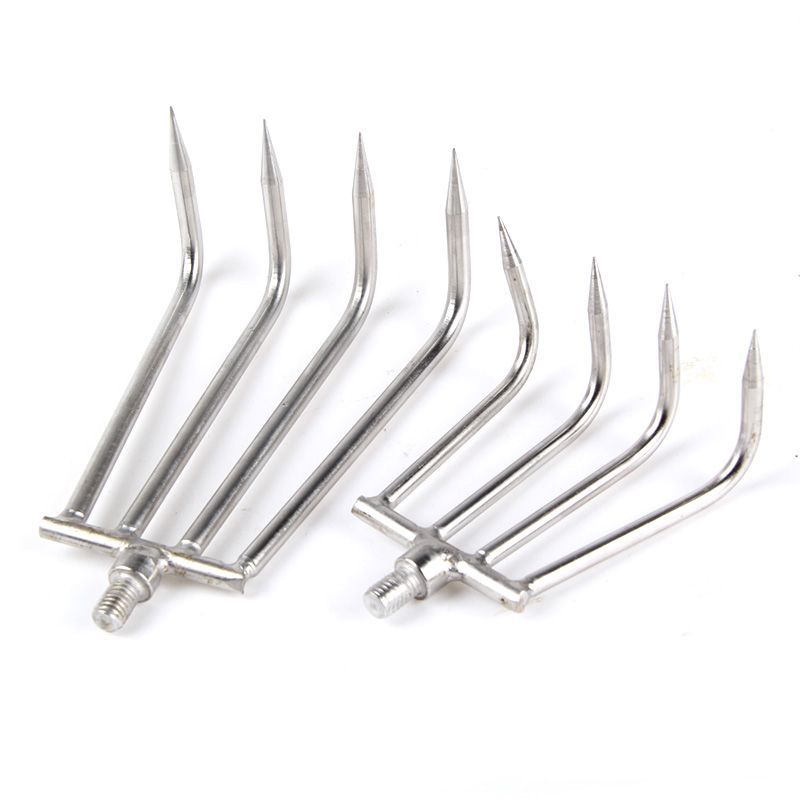 Harpoon câu cá bằng thép không gỉ với đầu có móc và bộ phụ kiện đầy đủ