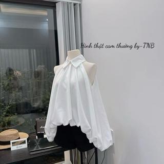 Áo Yếm Nữ Thiết Kế Mix Cổ Sơ Mi Cá Tính Năng Động Phong Cách Thời Trang Hiện Đại Sang Chảnh Ld_Store Fashion