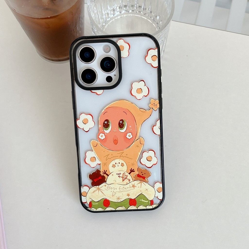 Logoless Pha Lê Acrylic Hợp Thời Trang Đồ Chơi POP MART Twinkle Twinkle Thiết Kế Vỏ Cứng Tương Thích Cho iPhone 17 Pro Max Air Plus 16 / 15 / 14 / 13 / 12 / 11