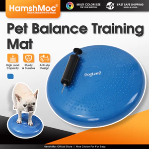 HamshMoc Dog Balance Trainer Wobble Board Vật lý trị liệu Pad để huấn luyện cơ bắp Bề mặt chống trượt