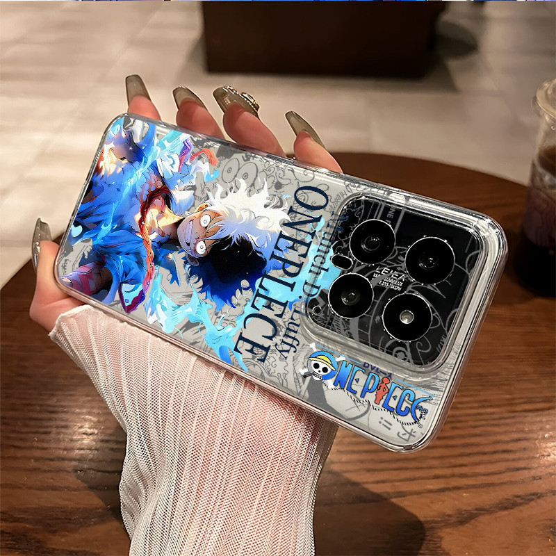 Dành Cho Turbo 4 Pro Note 15 Pro / 14 / 13 Mi 15T 14T K90 Pro Max One Piece 5th Gear Luffy Slim Vỏ Điện Thoại Mềm Cho Xiaomi 17 Pro Max Bảo Vệ Camera Chống Sốc Redmi Cover