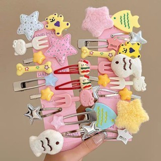 Set 21 Kẹp Tóc Mèo Hellokitty cho bé gái siêu dễ thương phong cách hàn quốc - Combo,Vỉ 50 kẹp tóc Hello Kitty kute