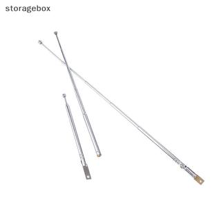 [Hộp lưu trữ] 17 / 25cm 5 phần Kim loại Full-Channel Am Fm Ăng-ten vô tuyến Ăng-ten kính thiên văn Ăng-ten xoay trên không M2.5 Đẹp