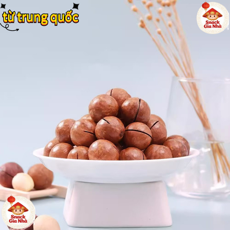 500gHạt macca daklak sấy chín (còn vỏ),Bổ dưỡng và tốt cho sức khỏe