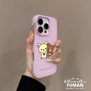 Ốp Điện Thoại Rilakkuma Dễ Thương Cho Xiaomi 15T 11T Pro Poco C75 C71 C61 C51 C50 M5S M3 M2 Pro X5 X3 NFC Pro 4G 5G Vỏ Màu Kẹo Chấm Đơn Giản 2 Trong 1 Chụp Ảnh