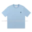 Áo Thun Cotton Nguyên Chất Cổ Tròn Thêu Đen - Phong Cách Mới
