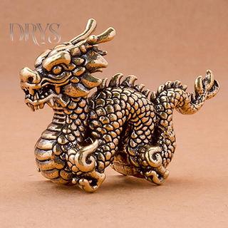 (TFT) Trung Quốc Cung Hoàng Đạo Rồng Trang Trí Thủ Công Tượng Quái Vật Rồng Tượng Tượng Đồ Trang Trí Cổ Đồng Thần Thoại Thủ Công MỚI