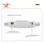 Bộ mở rộng mạng lặp lại POE 1 trong 1 bằng nhựa chống nước Bộ mở rộng 250M Đầu ra 1 trong 2 Công tắc Poe 48V IEEE 802.3Af