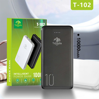 Pin sạc dự phòng chính hãng TAHADA T-102 10000mah Li-polymer 10w Sạc 2 thiết bị cùng lúc tiện lợi