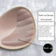 PYCOU Push Up Bra Pads, Miếng lót ngực thoáng khí liền mạch, Tấm lót ngực một mảnh dày có thể tháo rời chất lượng cao dành cho nữ