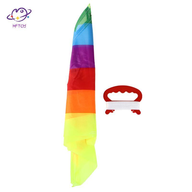 HFTOY Diều Cầu Vồng Với 50M Diều Ngoài Trời Diều Đồ Chơi Trẻ Em Quà Tặng Trẻ Em Đồ Chơi Vải Sân Vườn ~