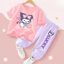 My Melody Hoạt Hình Dễ Thương Trẻ Em Trang Phục Hai Mảnh Áo Thun Tay Ngắn Và Quần Dài Đồ Chơi Đi Học