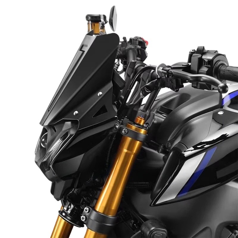 DÀNH CHO Yamaha MT 09 MT09 2017 2018 2019 2020 2021 2022 2023 2024 Xe Máy Nhôm Kính Chắn Gió Đèn Pha Fairing