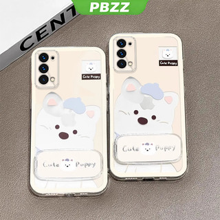 Ốp Lưng Cho OPPO RENO 5 5G oppo RENO 4 4g reno5 5G Vỏ Điện Thoại Vỏ Mềm Silicon Chống Sốc Trong Suốt Thiết Kế Mới Thẩm Mỹ Chó Dễ Thương Có Giá Đỡ Cho Gương TKXGDQZJ01