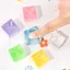 YICA 5 / 10 Cái Đồ Chơi Thần Tài, Bóng Giảm Căng Thẳng Hình Khối Đá Hình Vuông Giảm Căng Thẳng, Vui Nhộn Mềm Dễ Thương Pinch Le Lo Âu ADHD Đồ Chơi Người Lớn Cảm Giác