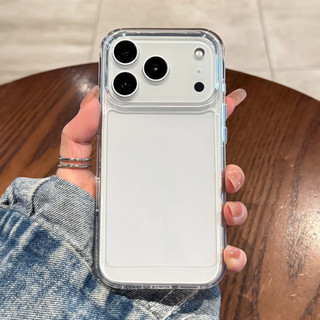 Ốp lưng iPhone trong suốt viền mềm chống rơi cho iPhone 17 Air 16 15 14 13 12 11 Pro Max Plus