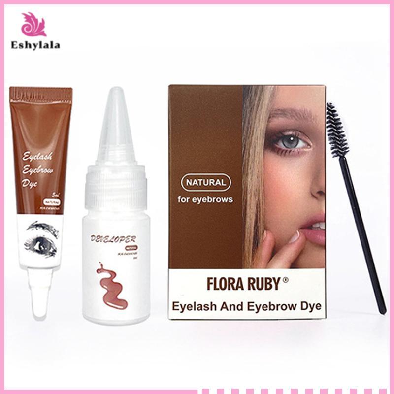Eshylala Thuốc nhuộm lông mi mới Thuốc nhuộm lông mày Tint 15 phút Nâng nhanh Lông mày chống thấm nước [MỚI]