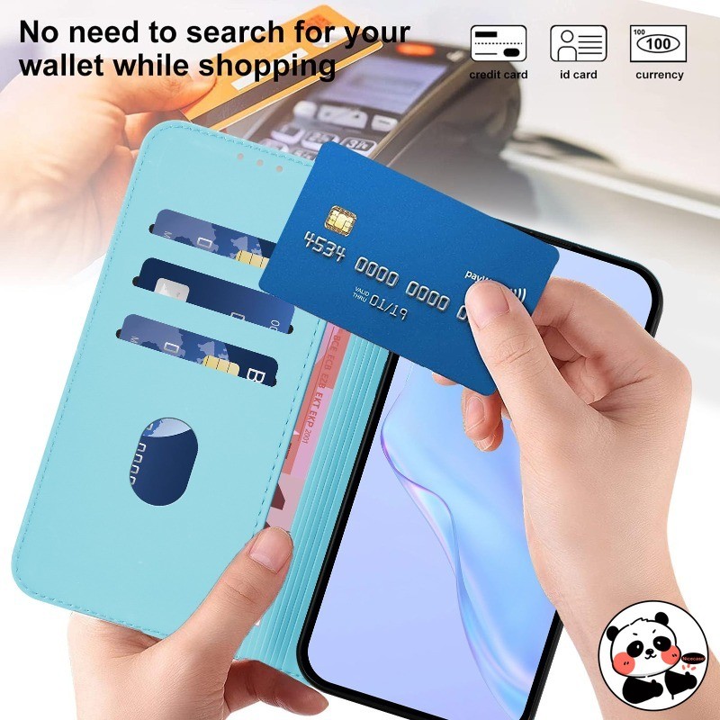 Ốp Điện Thoại Da Lật Màu Trơn Cho Samsung Galaxy A17 A26 A25 A24 M80S 5G 4G Vỏ Đựng Thẻ Sang Trọng Màu Kẹo Dễ Thương Đơn Giản Vỏ Ví Mềm
