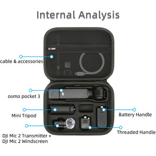 Dành Cho DJI Osmo Pocket 3 Túi Bảo Quản Bộ Một Mảnh Hộp Túi Xách Máy Ảnh Thể Thao Túi 3 Lưu Trữ Cầm Tay Phụ Kiện Hộp
