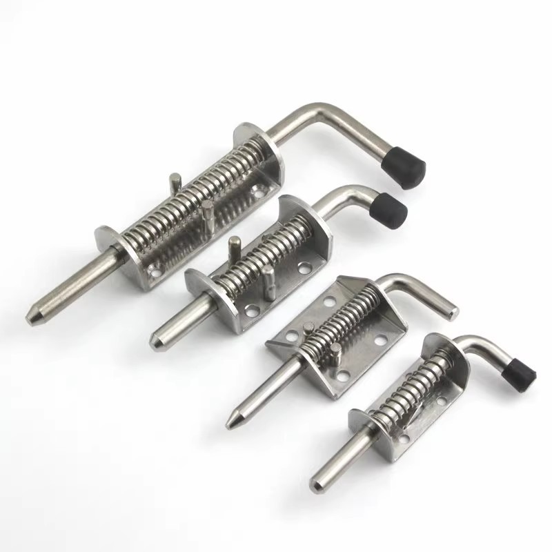 Heavy Duty Pin Sắt Mạ Kẽm Lò Xo Thiết Bị Cơ Khí Cửa Tủ Ô Tô Xe Tải Ngăn Mạ Kẽm Pin 10mm TNVW