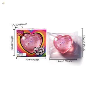 Đồ chơi giảm căng thẳng hình trái tim TPR mềm Bóp bóng chống trượt Fidget di động