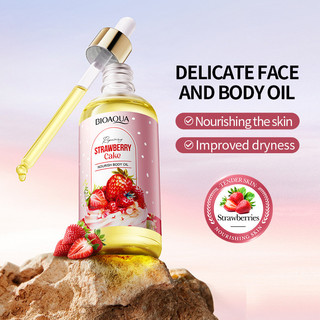All English Strawberry Cake Nourishing Body Oil BIOAOUA Tinh chất dưỡng ẩm da 2026.3.22