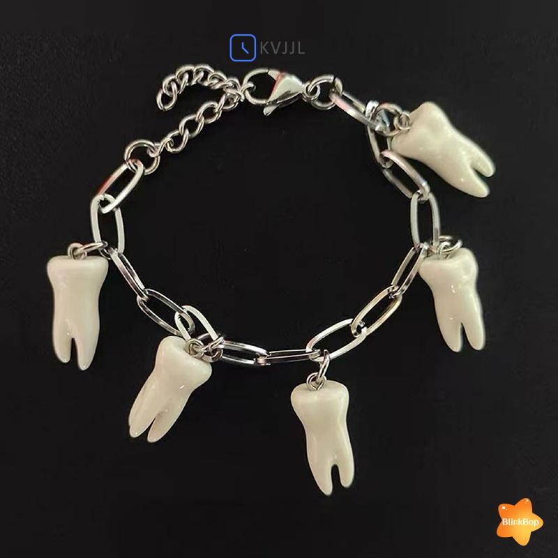 Vòng tay thép không gỉ Gothic dáng răng cưa, thiết kế độc đáo và hợp thời trang