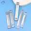 HFTOY 10 Chiếc Kim Loại Bên Trong Flex Khung Kiss Clasp Lo Cho DIY Craft Ví Đựng Tiền Xu Túi Xách Bản Lề Kiss Clasp May Làm Phần Cứng ~