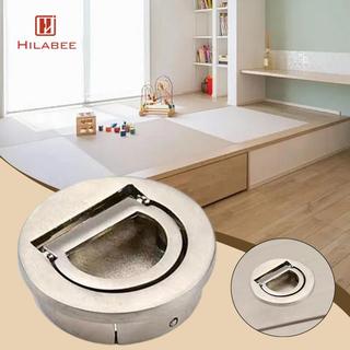 Tay cầm kéo vòng tròn giấu kín Tay cầm ngăn kéo hợp kim kẽm tối giản cho phòng ngủ tủ