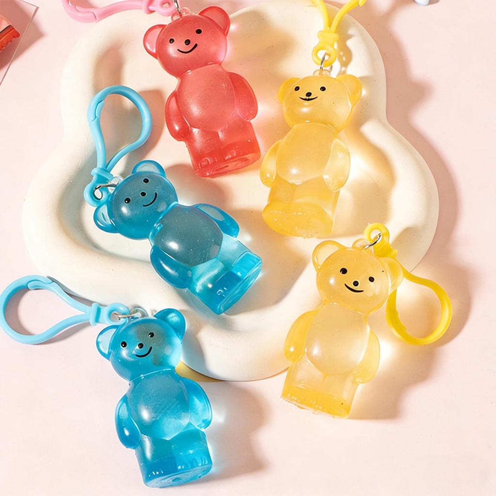 Gấu Dễ Thương Nee Doh Maltose Squishy Móc Khóa Bột Nhiều Màu Sắc Cảm Giác Thần Tài Đồ Chơi Túi Giảm Căng Thẳng Mặt Dây Chuyền saixit2vn