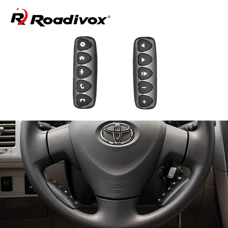 HL 10 Phím Vô Lăng Không Dây Điều Khiển Từ Xa Đa Năng Android Đa Năng Bluetooth Cho Đài Phát Thanh Ô Tô DVD GPS Đa Phương Tiện