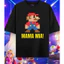 Áo Thun Cotton Dày GC1 - The Super Mario Galaxy Movie với nhân vật Luigi và Công chúa Peach