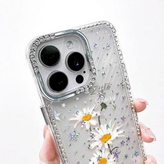 Daisies Glow 16 plus vỏ điện thoại iPhone14 vỏ kim cương sao 13/11 Pro