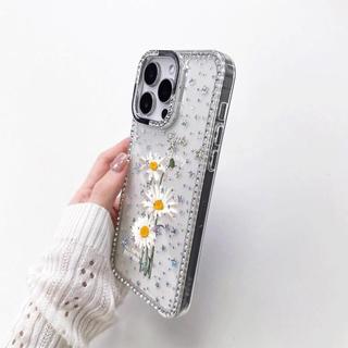Daisies Glow 16 plus vỏ điện thoại iPhone14 vỏ kim cương sao 13/11 Pro