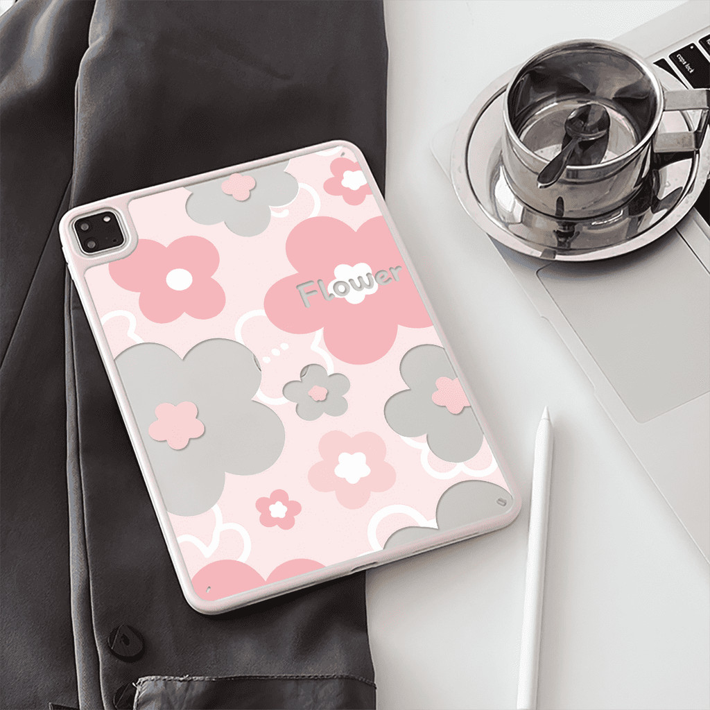 Vỏ Hoa Acrylic Cứng Cho Mini6 Mini7 A17Pro IPad 5 6 7 8 9 10 11 A16 Air 2 3 4 5 6 Air 11 M2 M3 M4 2026 Pro10.5 Pro11 2018 2020 2021 2022 M4 M5 Pro13 2024 2025
