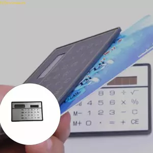 Máy tính năng lượng mặt trời Fol Double Power Máy tính cầm tay mỏng dành cho tài chính chuyên nghiệp