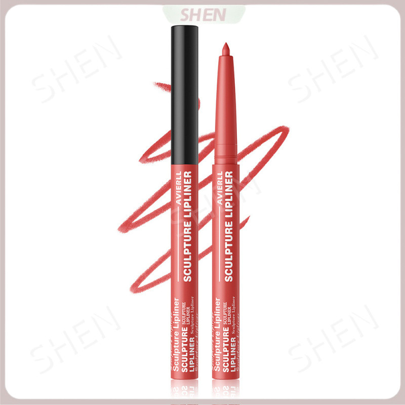 YW AIERLL Matte Lip Pencil Line 12 Màu Móc Dòng Son Môi Bút Lâu Dài Chống Thấm Nước