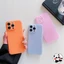 Ốp Điện Thoại Trong Suốt Mờ Cho iPhone 17 Pro Max Air 16E 16 15 Plus 13 Pro Max 17ProMax 16ProMax Vỏ Sang Trọng Dễ Thương Đơn Giản Cặp Đôi Màu Kẹo Vỏ Mềm