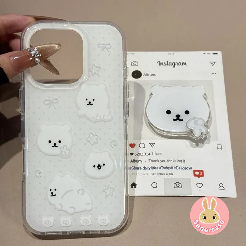 Ốp Điện Thoại Gấu Ngộ nghĩnh Dễ Thương Cho Redmi Note 15 14 14S 13 12 Turbo 12S 11 Pro Plus Speed SE 11S 10 9 Pro Max 10S 9S 9T 5G 4G Vỏ Đơn Giản Hoạt Hình Chống Rơi Ốp Lưng