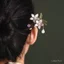 Kẹp Tóc Hoa Nhung Hanfu Sườn Xám - Phụ Kiện Cổ Điển Cho Tóc